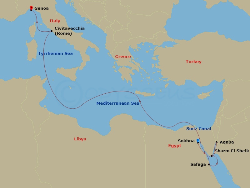 Sokhna (Suez) Discount Cruises