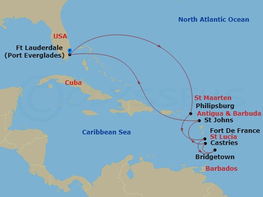 Ft Lauderdale (Port Everglades) Discount Cruises