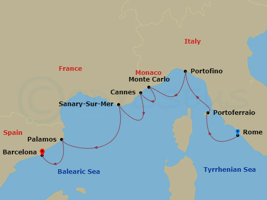 Western Mediterranean Discount Cruises