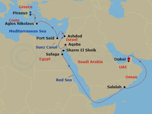 Middle East Discount Cruises
