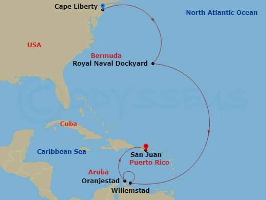 Newark (Cape Liberty, Bayonne) Discount Cruises